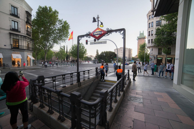 Archivo - Calle Serrano de Madrid