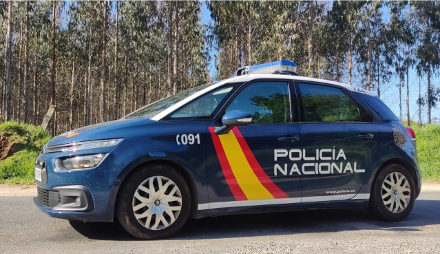 Un coche patrulla de la Policía Nacional.