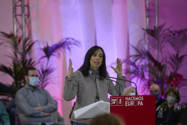 Archivo - La secretaria general del PSOE Madrid y delegada del Gobierno de España en Madrid, Mercedes González