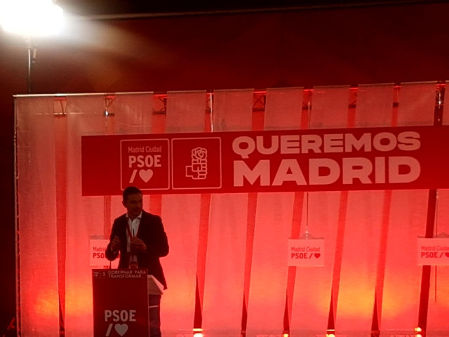 El secretario general del PSOE de Madrid, Juan Lobato.