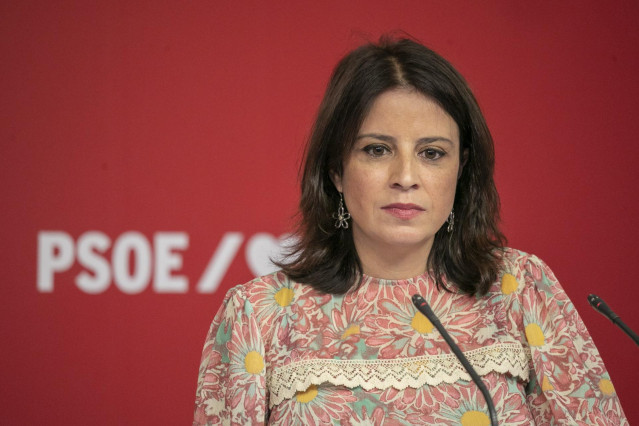 Archivo - La vicesecretaria general del PSOE, Adriana Lastra, en una foto de archivo.