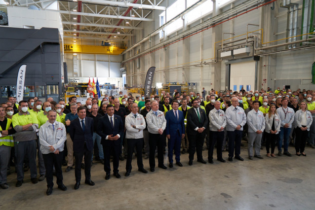 Archivo - Nissan inaugura la nueva planta de estampación de la fábrica de Ávila