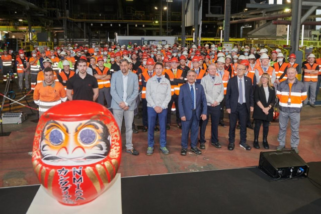 Inauguración nueva línea de moldeo de Nissan en Los Corrales