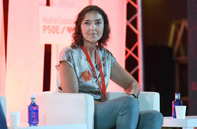 La ministra de Industria, Comercio y Turismo, Reyes Maroto, participa en la celebración de la segunda y última jornada de la Convención del PSOE Madrid Ciudad, en el Palacio de Cibeles, a 30 de junio de 2022, en Madrid (España).