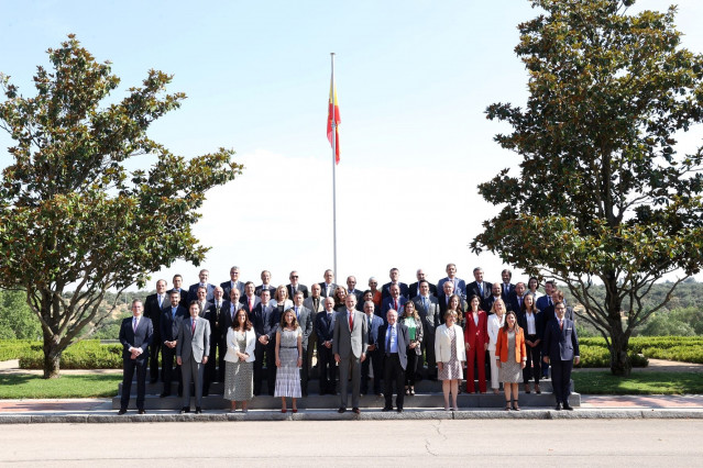 El Rey Felipe VI recibe en audiencia a los representantes de las 44 Cámaras de Comercio Oficiales Españolas en el extranjero (Camacoes)