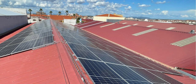 Comunidad solar instalada en Villanueva de la Serena