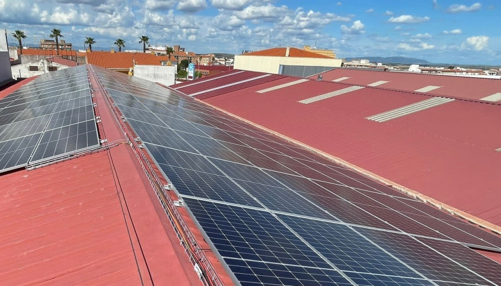 Comunidad solar instalada en Villanueva de la Serena