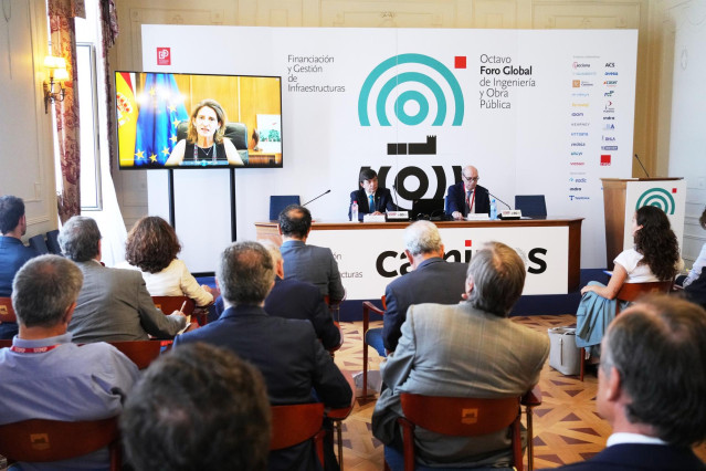Teresa Ribera interviene de manera telemática en la clausura del VIII Foro de Ingeniería y Obra Pública en la UIMP