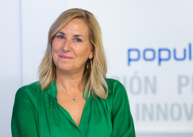 Archivo - La presidenta del Partido Popular de Navarra, Ana Beltrán