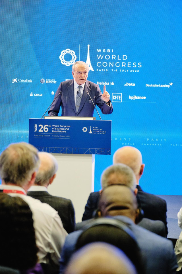 Isidro Fainé, presidente de WSBI