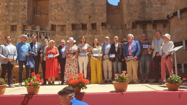 Maroto, durante su visita a Monteagudo de las Vicarías (Soria).