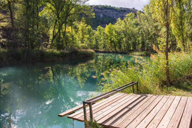 Archivo - Paisaje de la Hoz del Júcar, horas antes de que comience el otoño, a 22 de septiembre de 2021, en Cuenca, Castilla-La Mancha (España).