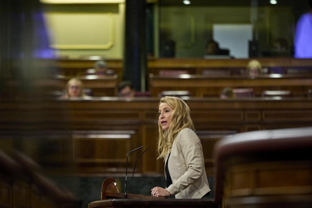 Archivo - La diputada de Cs en el Congreso de los Diputados, María Muñoz, interviene en un pleno en el Congreso