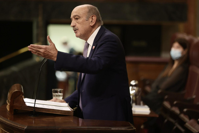 Archivo - El diputado nacional del PRC, José María Mazón, interviene en una sesión plenaria en el Congreso de los Diputados, a 22 de noviembre de 2021, en Madrid, (España). El proyecto de Presupuestos Generales del Estado de 2022 afronta a partir de hoy e