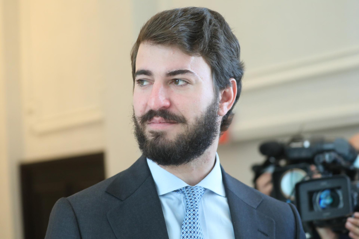 Archivo - El vicepresidente de la Junta de Castilla y León, Juan García-Gallardo, en un desayuno informativo de Nueva Economía Fórum, en el Hotel Mandarin Oriental Ritz, a 9 de mayo de 2022, en Ma