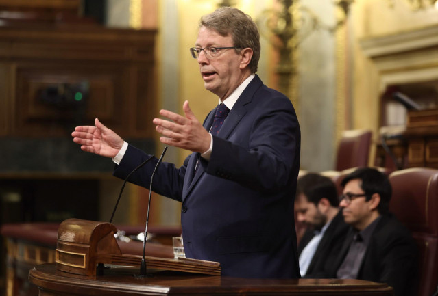 Archivo - El portavoz del PDeCAT en el Congreso, Ferran Bel, interviene en una sesión plenaria en el Congreso
