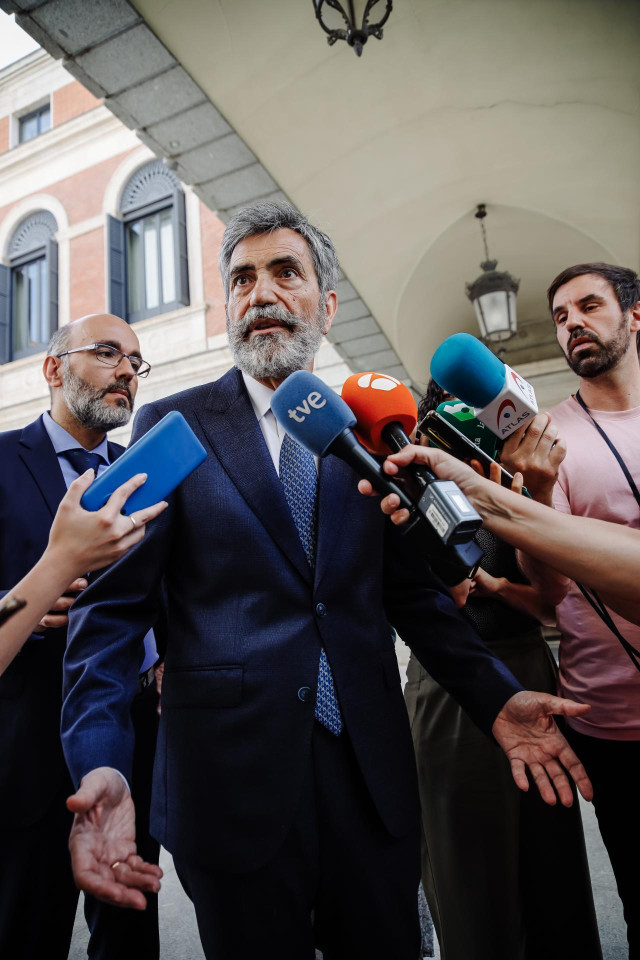 El presidente del Tribunal Supremo y del Consejo General del Poder Judicial (CGPJ), Carlos Lesmes.