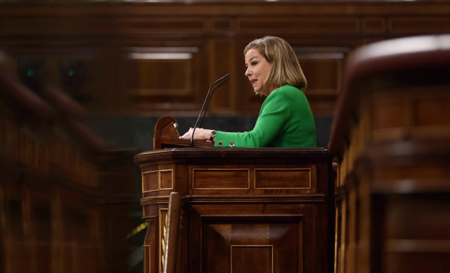 Archivo - La diputada del Grupo Mixto, Ana María Oramas, interviene en una sesión plenaria, en el Congreso de los Diputados, a 8 de junio de 2022, en Madrid (España).