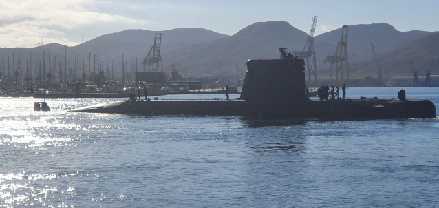 El submarino S-71 'Galerna' vuelve a navegar