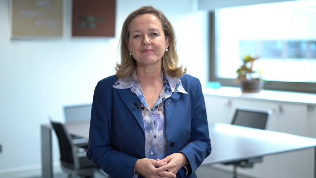 Archivo - La vicepresidenta primera del Gobierno y ministra de Asuntos Económicos y Transformación Digital, Nadia Calviño.