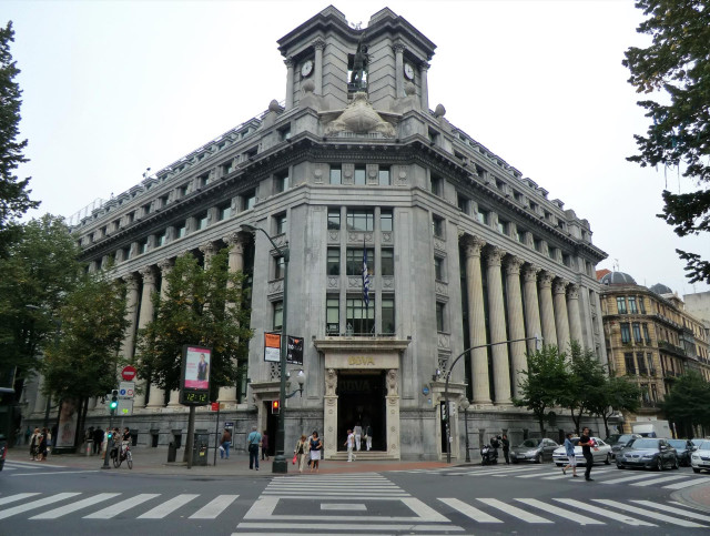 Sede de BBVA en la Gran Vía de Bilbao