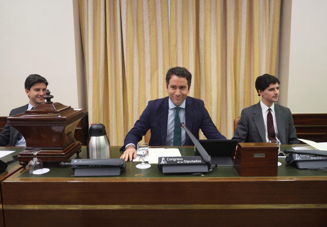 El exsecretario general del PP Teodoro García Egea en la Comisión de Seguridad Vial, en el Congreso de los Diputados, a 14 de julio de 2022, en Madrid (España). Durante la sesión han elegido al exsecretario general del PP Teodoro García Egea como presiden