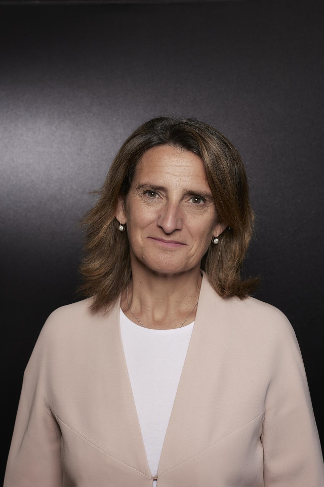 La vicepresidenta tercera del Gobierno y ministra para la Transición Ecológica y el Reto Demográfico, Teresa Ribera