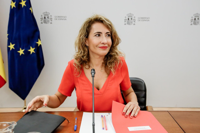 La ministra de Transportes, Movilidad y Agenda Urbana, Raquel Sánchez