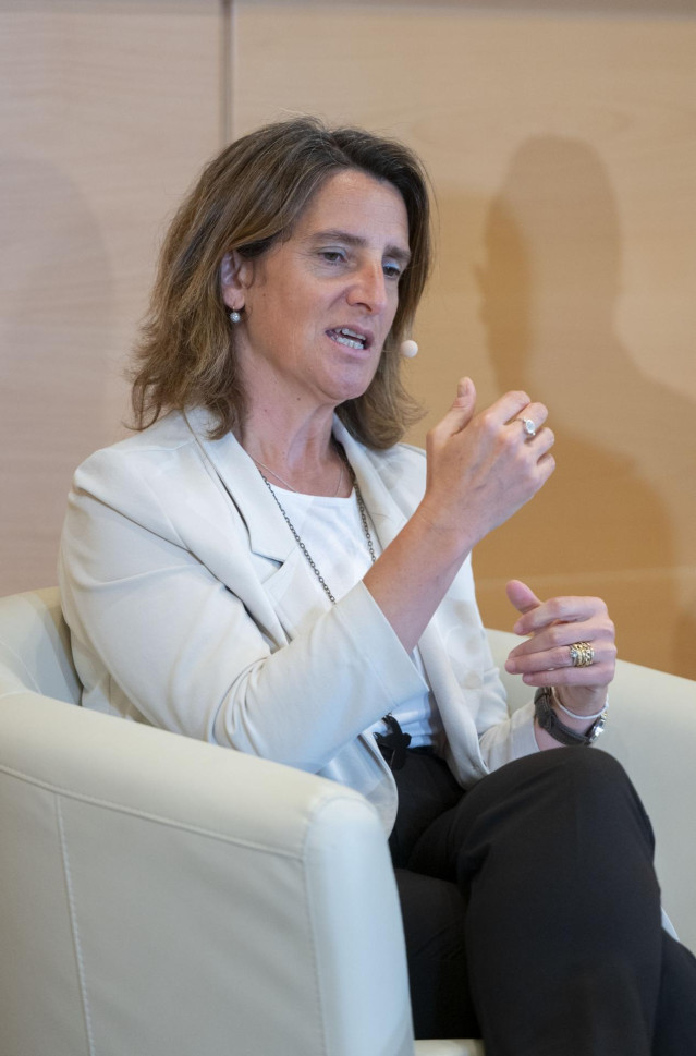 La vicepresidenta y ministra para la Transición Ecológica y el Reto Demográfico del Gobierno de España, Teresa Ribera
