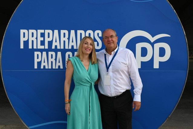 María Guardiola con José Antonio Monago