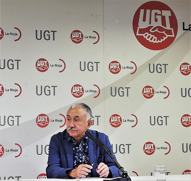 Pepe Álvarez, en Logroño a 14 de julio de 2022.