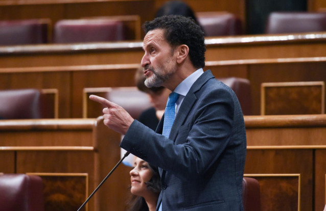 El portavoz adjunto de Ciudadanos en el Congreso, Edmundo Bal, interviene en una sesión plenaria, en el Congreso de los Diputados, a 29 de junio de 2022, en Madrid (España).