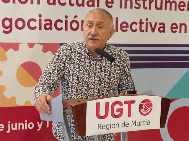 El secretario general de UGT, Pepe Álvarez. Imagen de archivo.