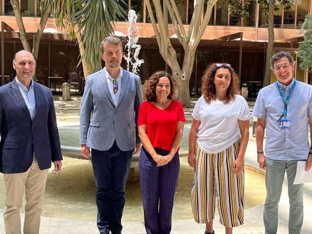 Misión especial del Panel para el Futuro de la Ciencia y la Tecnología, STOA, del Parlamento Europeo al Joint Research Centre de Sevilla, con la participación de la eurodiputada socialista sevillana Lina Gálvez.