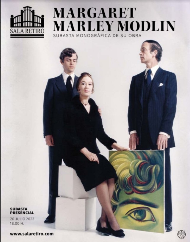 La Sala Retiro, en colaboración con Malvin Gallery, acoge la subasta de la obra de Margaret Marley Modlin.