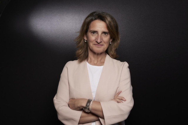 La vicepresidenta tercera del Gobierno y ministra para la Transición Ecológica y el Reto Demográfico, Teresa Ribera