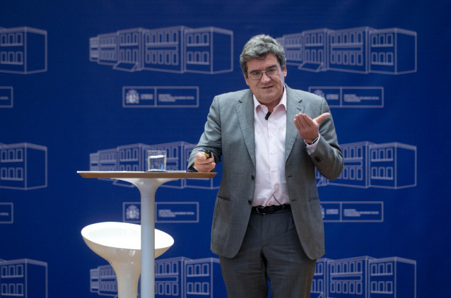 El ministro de Inclusión, Seguridad Social y Migraciones, José Luis Escrivá, presenta los datos del avance quincenal de afiliación a la Seguridad Social, en la sede del Ministerio, a 20 de julio de 2022, en Madrid (España).