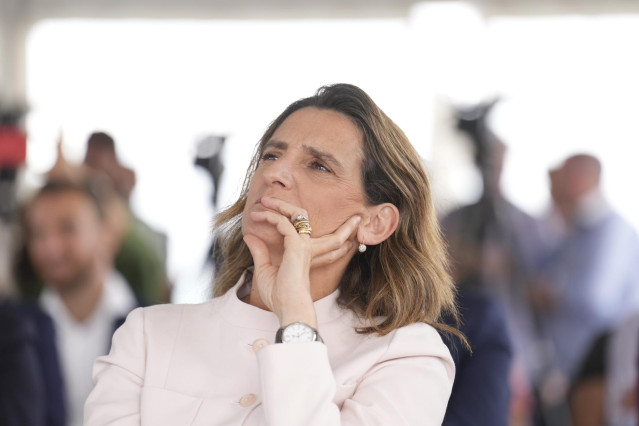 La vicepresidenta tercera del Gobierno y ministra para la Transición Ecológica y el Reto Demográfico, Teresa Ribera
