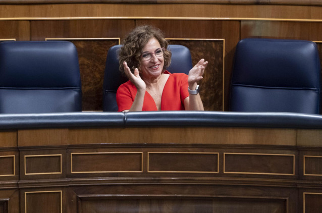 La ministra de Hacienda, María Jesús Montero.