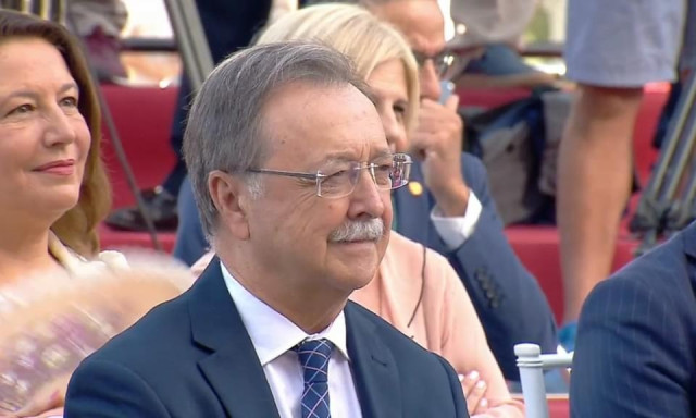 Juan Jesús Vivas, en la toma de posesión de Juanma Moreno.