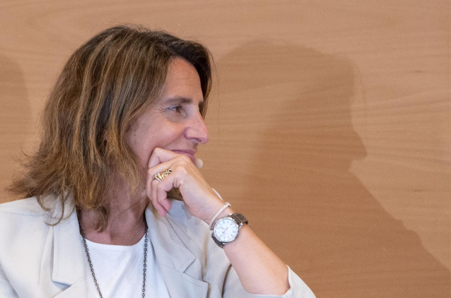 Archivo - La vicepresidenta y ministra para la Transición Ecológica y el Reto Demográfico del Gobierno de España, Teresa Ribera, durante el debate sobre seguridad climática, en la sede del MITECO, a 23 de junio de 2022, en Madrid (España).