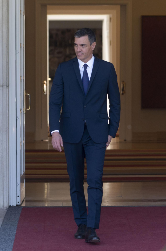 El presidente del Gobierno, Pedro Sánchez