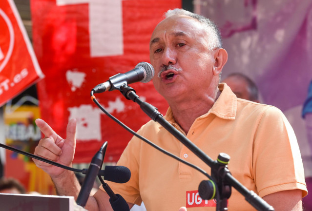 El secretario general de UGT, Pepe Álvarez