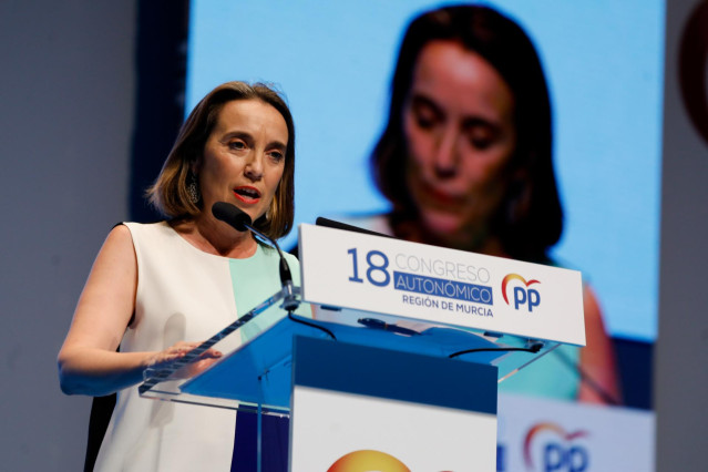 XVIII Congreso autonómico del Partido Popular de la Región de Murcia. En la imagen Cuca Gamarra.