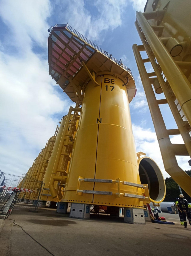 Iberdrola completa al 90% las piezas de transición de su parque eólico marino en Alemania