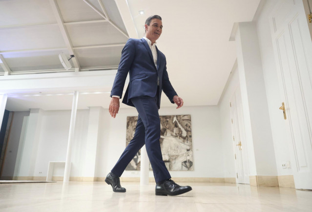 El presidente del Gobierno, Pedro Sánchez