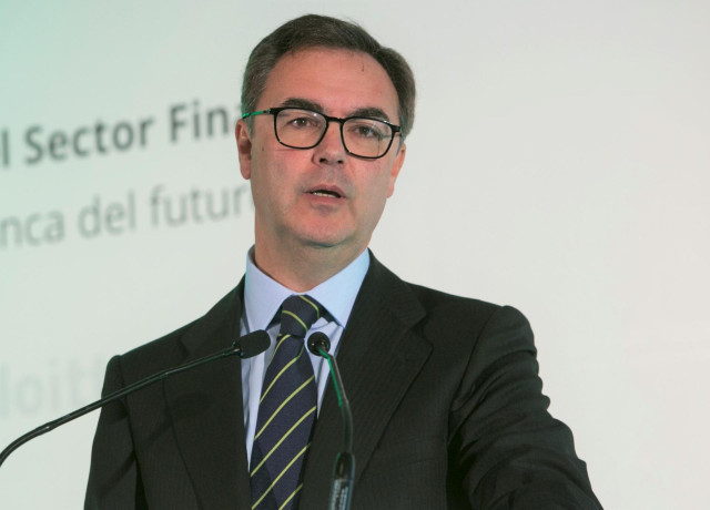 Archivo - El consejero delegado de Bankia, José Sevilla, durante el XXVI Encuentro del Sector Financiero organziado por Deloitte, Sociedad de Tasación y ABC.