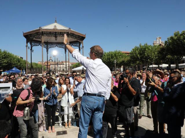 El líder del Partido Popular, Alberto Núñez Feijóo