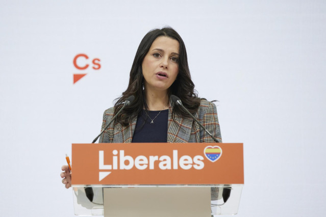 Archivo - La líder de Ciudadanos, Inés Arrimadas