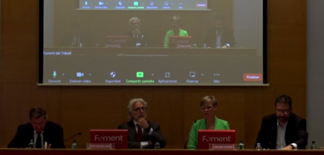 David Tornos, Josep Sánchez Llibre, Virginia Guinda y Lluís Moreno